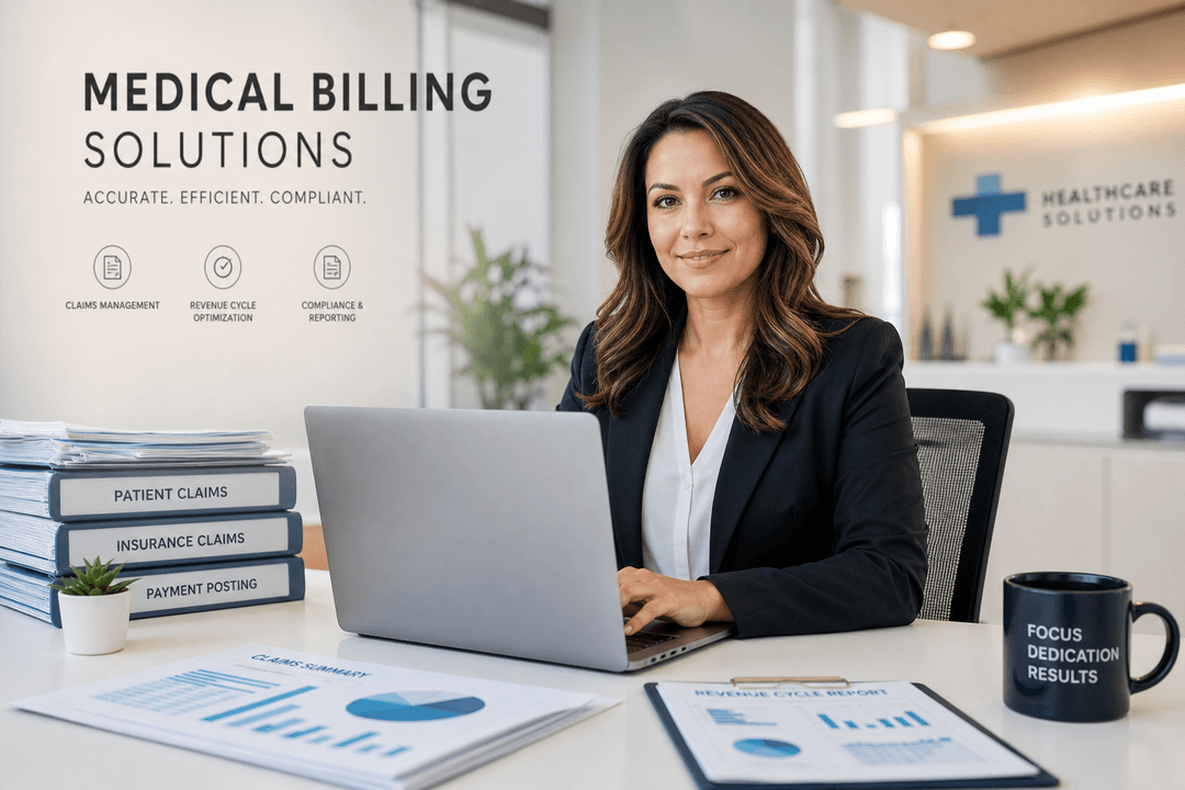 Healthcare finance and operations leaders reviewing BPO performance